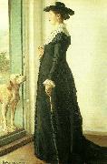 Michael Ancher portraet af min hustru oil painting